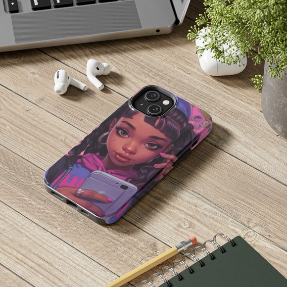Black girl magic iPhone 16 case - Picture 2 of 2